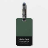 コルドバ·スペインのモスク。ミラブキュポラ ラゲッジタグ (裏面縦)