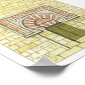 コルドバ・スペインのモスク。10世紀ミナレット。 ポスター (角)