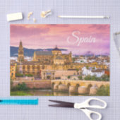 コルドバ，スペインの美しい夕日の景色 薄葉紙 (クラフト)