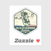 コルドラコロンビエールアルペスフランスのステッカー シール (シート)