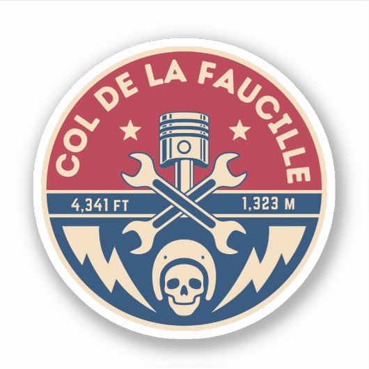 コルドラフォシルフランスのアルプス自転車ツアー シール (正面)