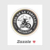 コルドラフォルクススイス – アルプスのモーターサイクルツアー シール (シート)