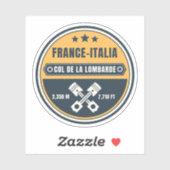 コルドラロンバルドアルプフランスのモトバイクツアー シール (シート)