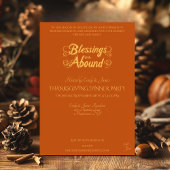 コルナエレガントコピアと秋の感謝祭 招待状