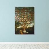 コルナロ家の系図 キャンバスプリント (インサイチュ (ウッドフロア))