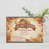 コルナ素朴コピア秋懇親会招待状 シーズンカード (スタンド正面)