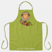 コルニコピア感謝祭 |パーソナライズされた休日 エプロン (正面)