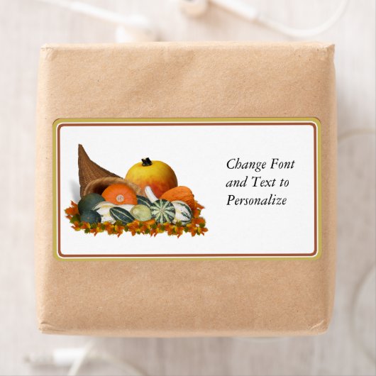 コルヌコピアと秋グルズ ラベル (インサイチュ)