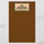 コルヌコピアのヴィンテージの感謝祭の文房具 便箋 (正面)