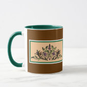 コルヌコピアのヴィンテージの感謝祭の芸術のコーヒー・マグ マグカップ (左)