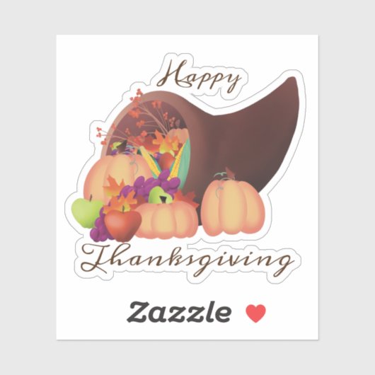 コルヌコピアステッカー シール (シート)