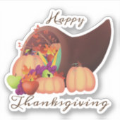 コルヌコピアステッカー シール (正面)