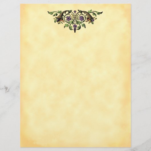 コルヌコピアハーベストヴィンテージアートフライヤーテンプレート チラシ (正面)