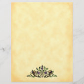 コルヌコピアハーベストヴィンテージアートフライヤーテンプレート チラシ (裏面)