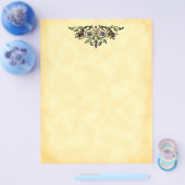 コルヌコピアハーベストヴィンテージアートフライヤーテンプレート チラシ (シングル)