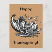 コルヌコピアラインアート感謝祭 シーズンポストカード (正面)