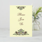 コルヌコピアヴィンテージ感謝祭カスタム招待状 招待状 (スタンド正面)