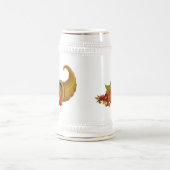 コルヌコピア感謝祭オレンジスタイン ビールジョッキ (中央)