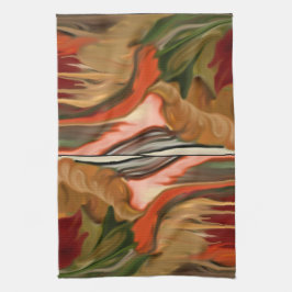 コルヌコピア抽象芸術アート キッチンタオル