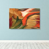 コルヌコピア抽象芸術アート キャンバスプリント (インサイチュ (ウッドフロア))
