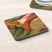 コルヌコピア抽象芸術アート コースター (左側)