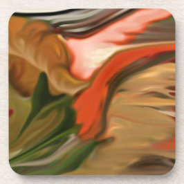 コルヌコピア抽象芸術アート コースター