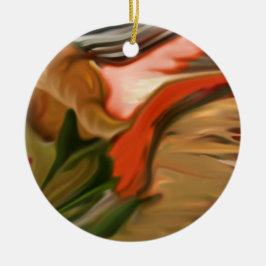 コルヌコピア抽象芸術アート セラミックオーナメント