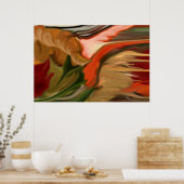 コルヌコピア抽象芸術アート ポスター (キッチン)