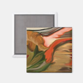 コルヌコピア抽象芸術アート マグネット (正面/裏面)