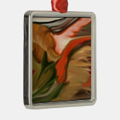 コルヌコピア抽象芸術アート メタルオーナメント (右)