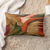 コルヌコピア抽象芸術アート ランバークッション (ブランケット)