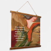 コルヌコピア抽象芸術アート 吊り下げ型タペストリー (傾斜あり)