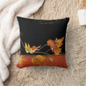 コルヌコピア秋の収穫期葉のパメグラナートブドウ クッション (ブランケット)