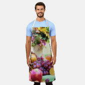 コルヌコピア秋ハーベストシェフテーブル エプロン (着用した状態)