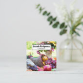 コルヌコピア秋ハーベストシェフテーブル スクエア名刺 (スタンド正面)