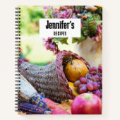 コルヌコピア秋ハーベストシェフテーブル ノートブック (正面)