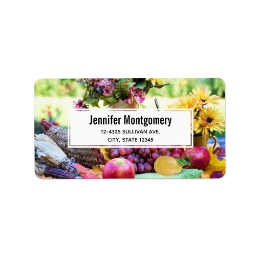 コルヌコピア秋ハーベストシェフテーブル ラベル (正面)