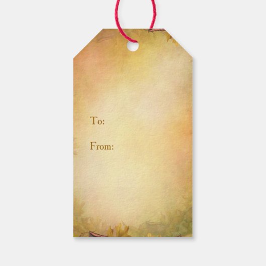 コルヌコピア・感謝祭 ギフトタグ (裏面)