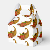 コルヌコピア/豊穣の角の幸せな感謝祭 フェイバーボックス (裏面サイド)