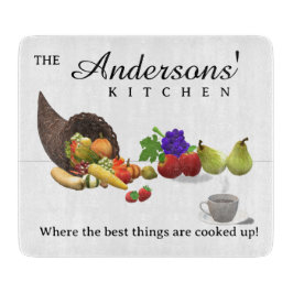 コルヌコピパーソナライズされたアをテーマにした カッティングボード