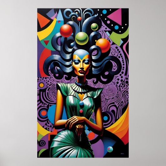 コルヌトピア – Ken Gage Surreal Art ポスター (正面)