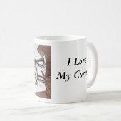 コルネットの写真でマグカップ コーヒーマグカップ (正面右)