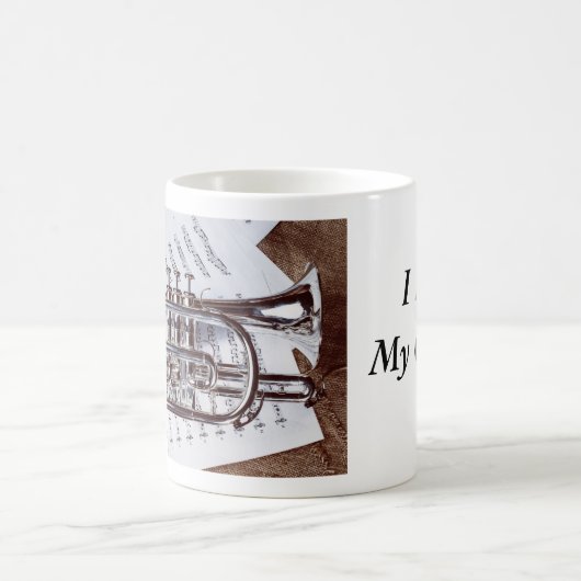 コルネットの写真でマグカップ コーヒーマグカップ (中央)