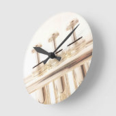 コルネットバルブクロック ラウンド壁時計 (傾斜)