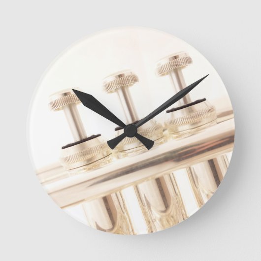 コルネットバルブクロック ラウンド壁時計 (正面)