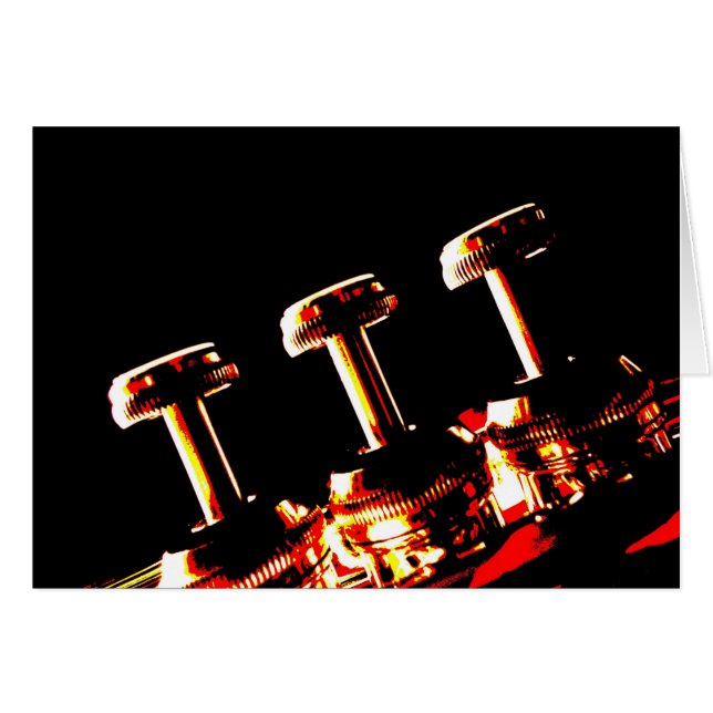 コルネット弁カード (正面横)