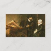 コルネリウスAnsloおよび彼の妻1641年のポートレート(oi 名刺 (裏面)