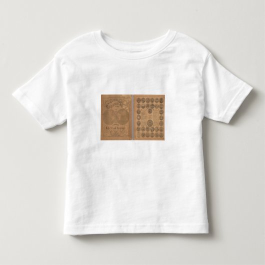 コルネルの友達の地図書 トドラーTシャツ (正面)