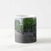 コルネ鉄道駅 (ランカシャー) コーヒーマグカップ (中央)