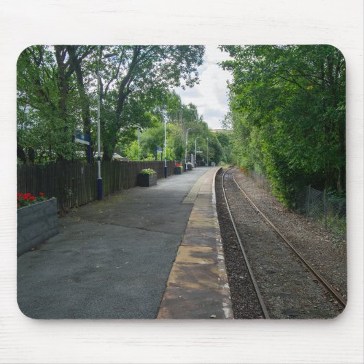 コルネ鉄道駅 (ランカシャー) マウスパッド (正面)